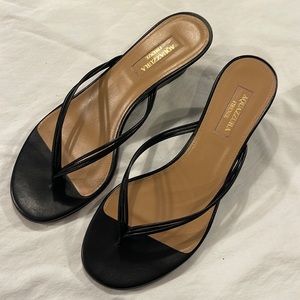 Aquazzura Pedi 45 Leather wedge